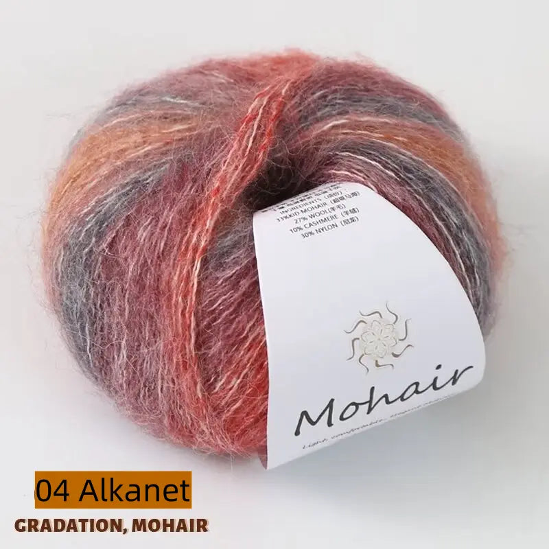 Gradient Color 100% Mohair