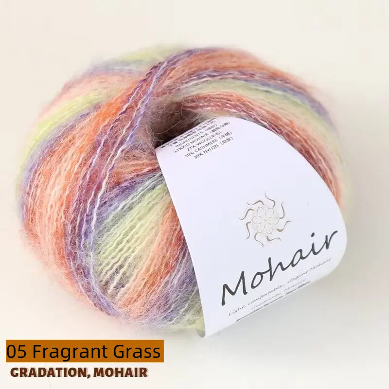 Gradient Color 100% Mohair