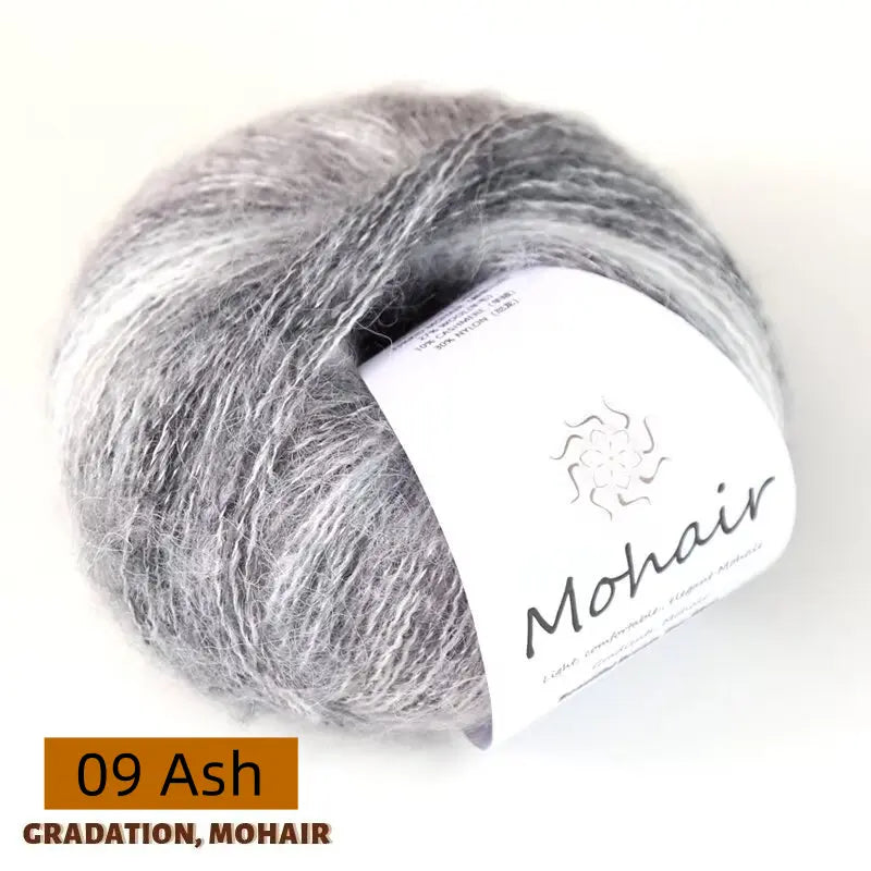 Gradient Color 100% Mohair