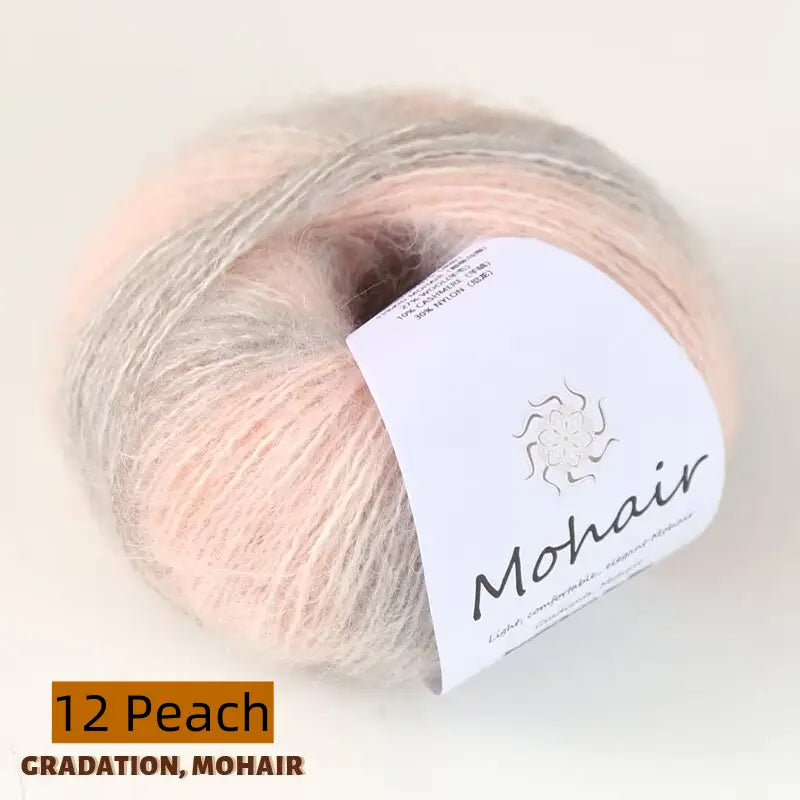 Gradient Color 100% Mohair