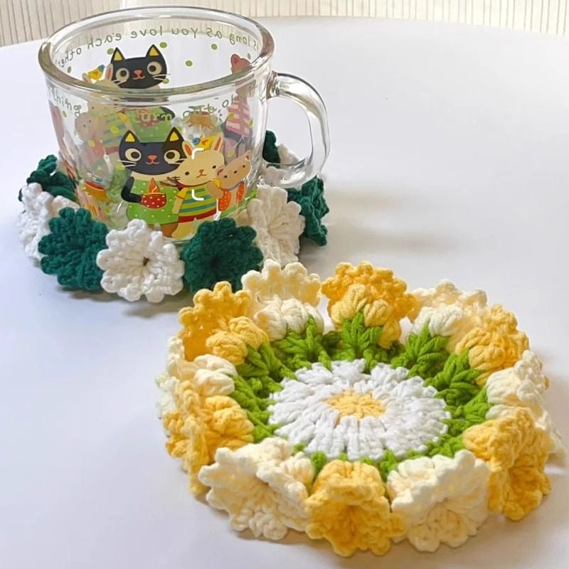 Flores Convallariae Coaster Crochet Kit - Artdor