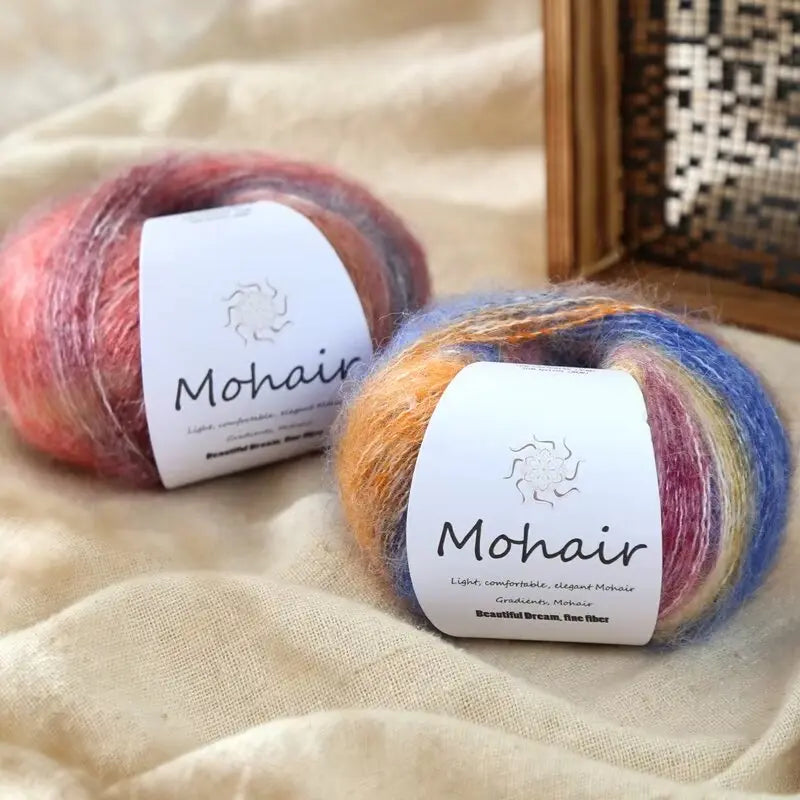 Gradient Color 100% Mohair